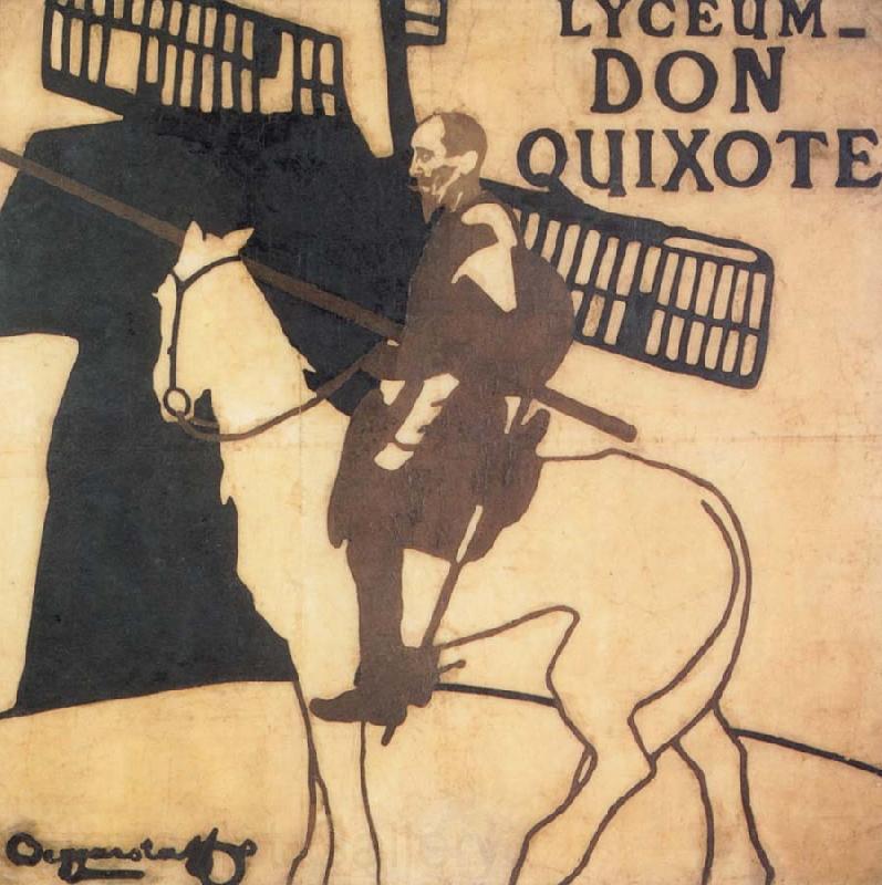 James Pryde and William Nicholson Don Quixote Spain oil painting art